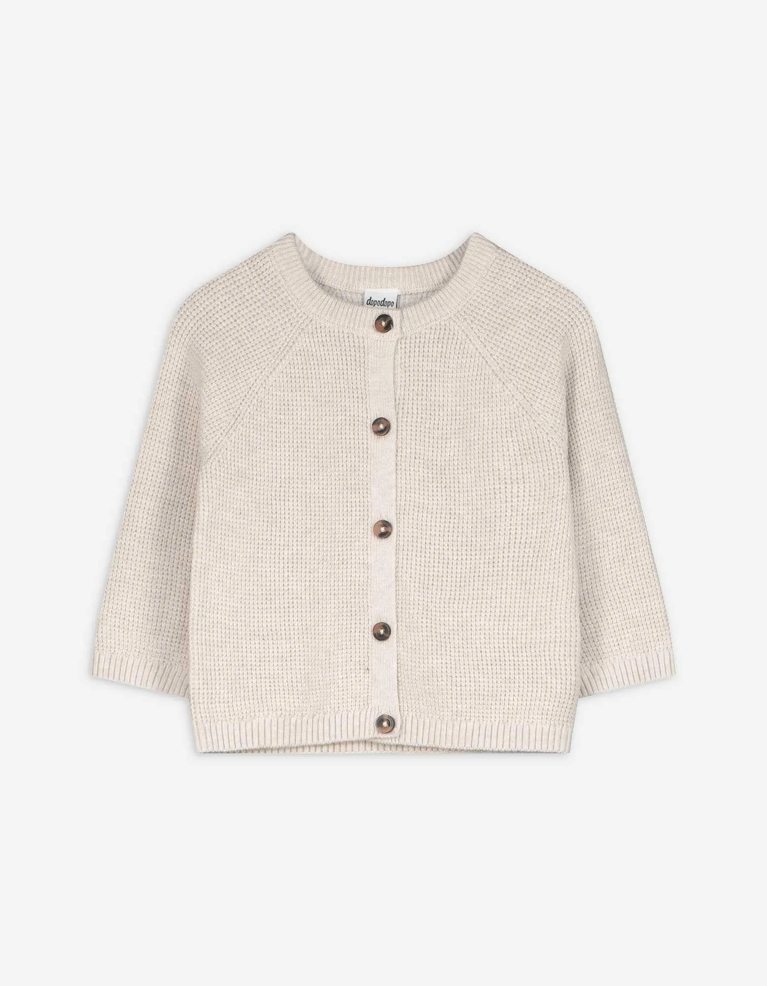 Giacca in maglia - Cotone - beige