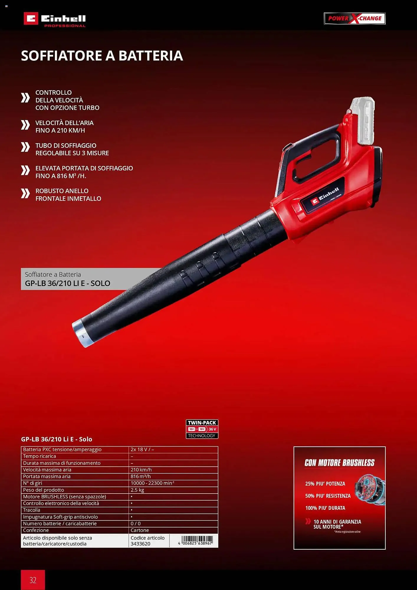 Volantino Einhell da 2 marzo a 30 settembre di 2026 - Pagina del volantino 34