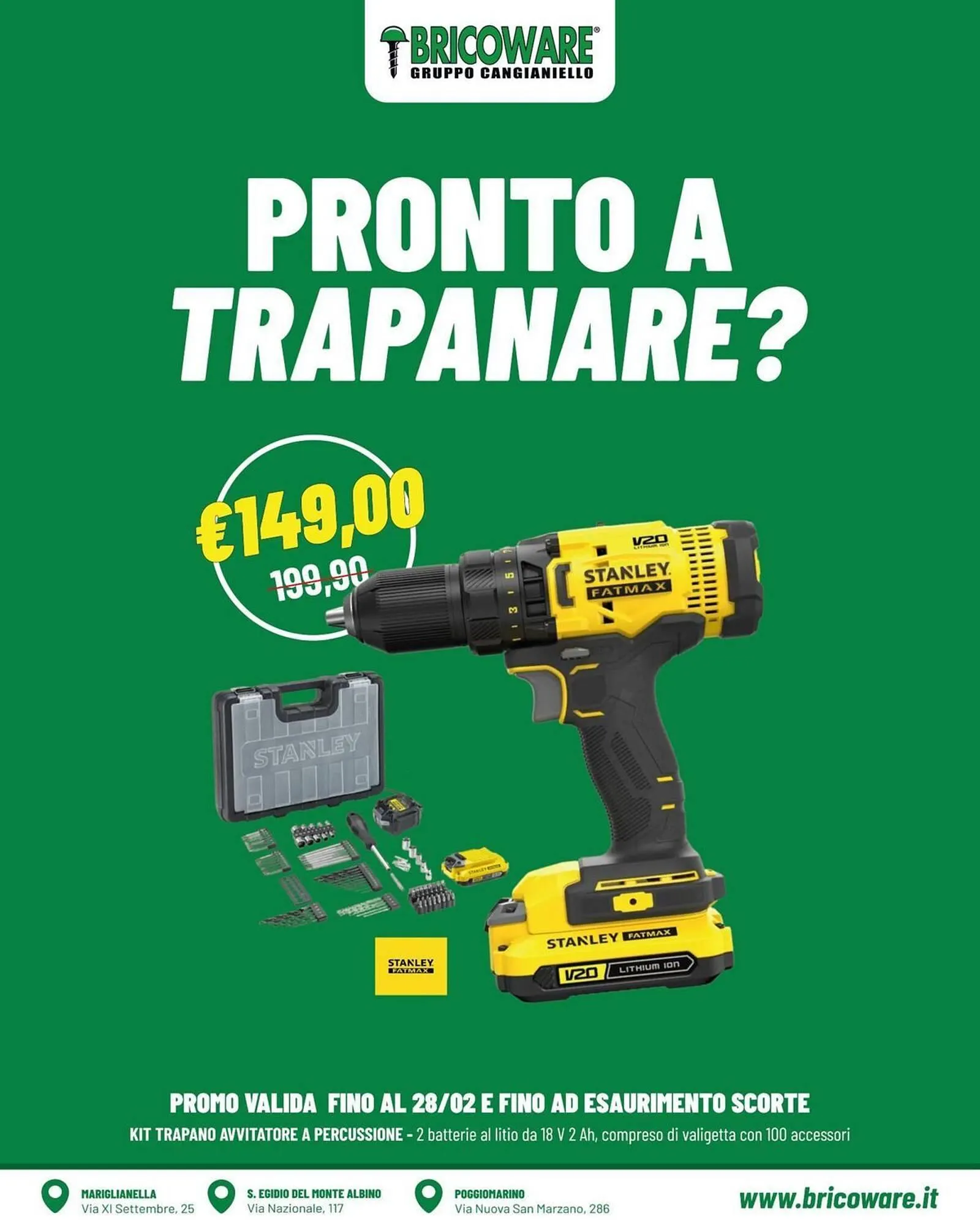 Volantino Bricoware da 17 febbraio a 28 febbraio di 2026 - Pagina del volantino 1