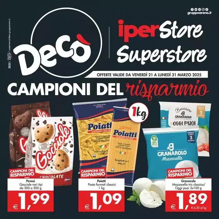 Campioni di risparmio da 21 marzo a 31 marzo di 2025 - Pagina del volantino 1