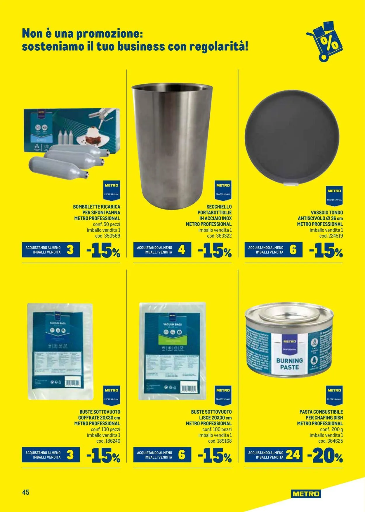 Metro Volantino attuale da 8 ottobre a 22 ottobre di 2025 - Pagina del volantino 45