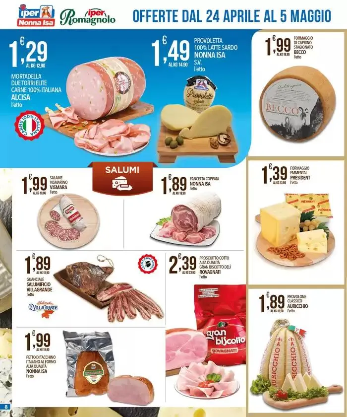 Al costo da 24 aprile a 5 maggio di 2025 - Pagina del volantino 8