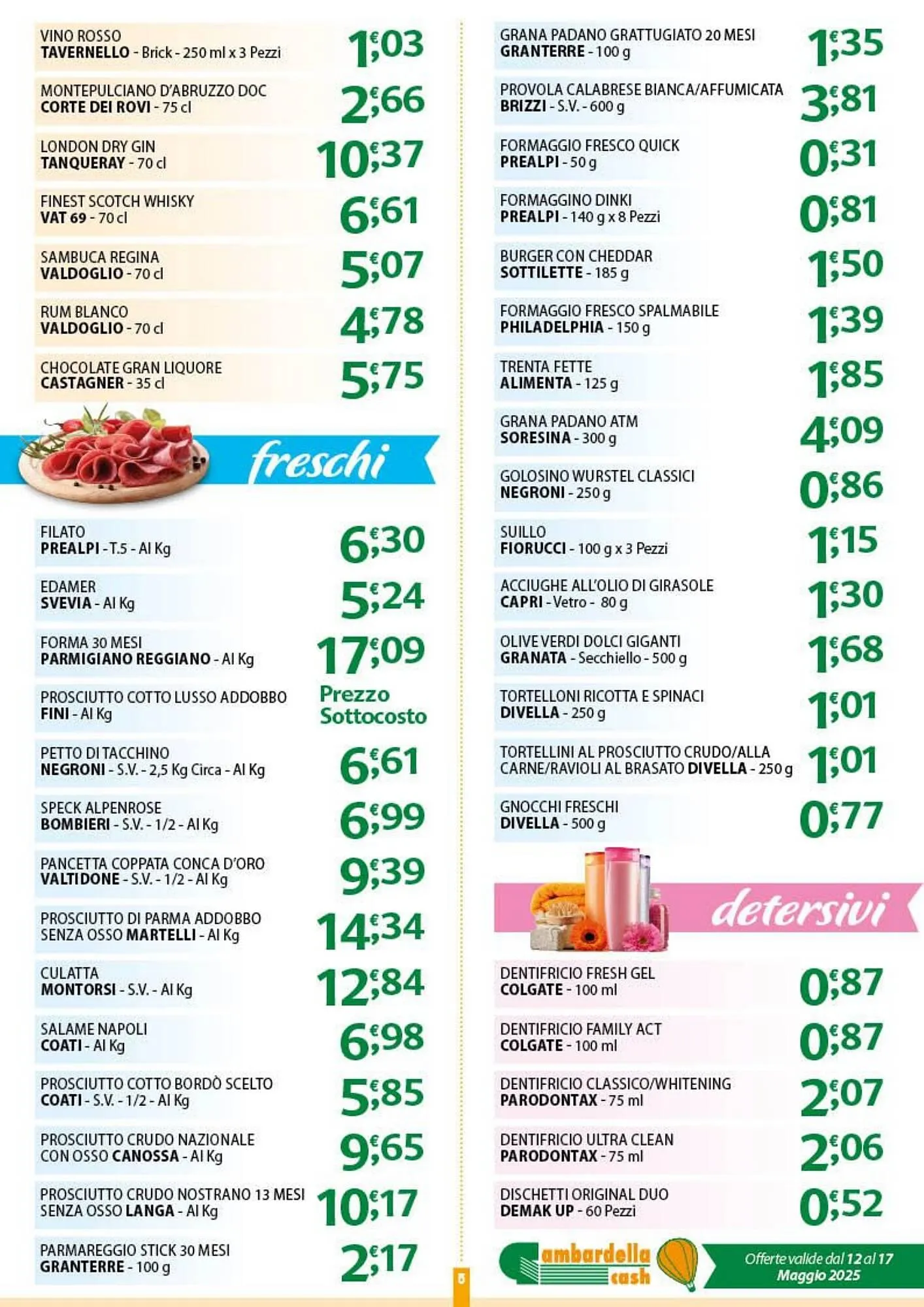 Volantino Gambardella Cash da 12 maggio a 17 maggio di 2025 - Pagina del volantino 6