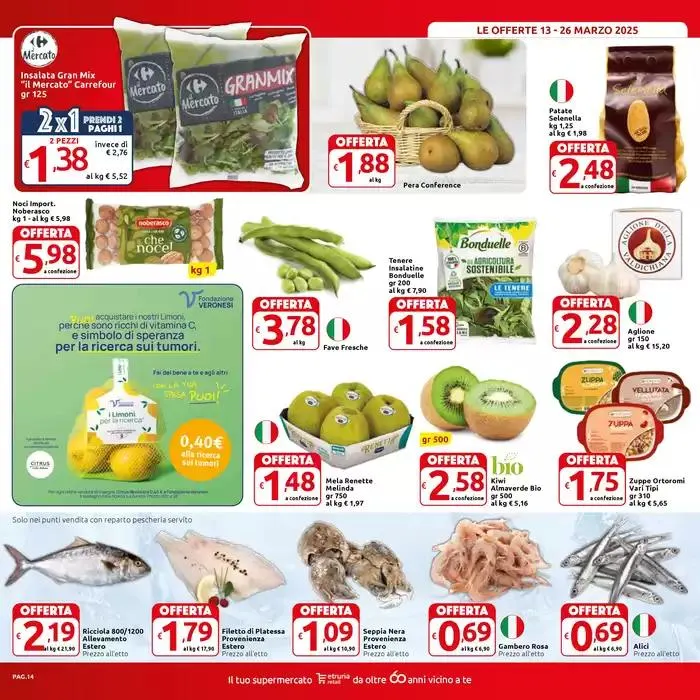 Prendi 2 paghi 1 da 13 marzo a 26 marzo di 2025 - Pagina del volantino 14