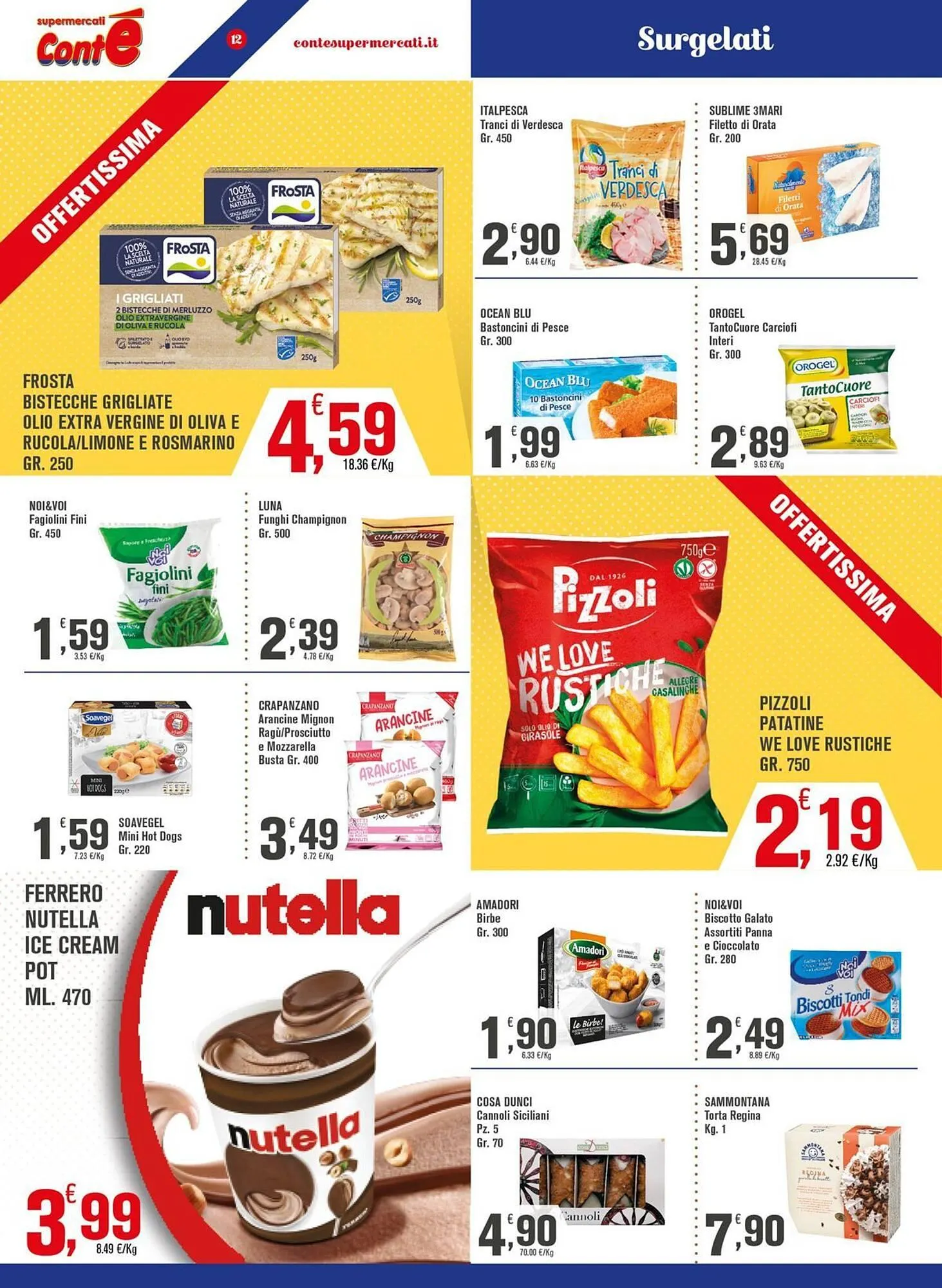 Volantino Conté Supermercati da 21 luglio a 30 luglio di 2025 - Pagina del volantino 12