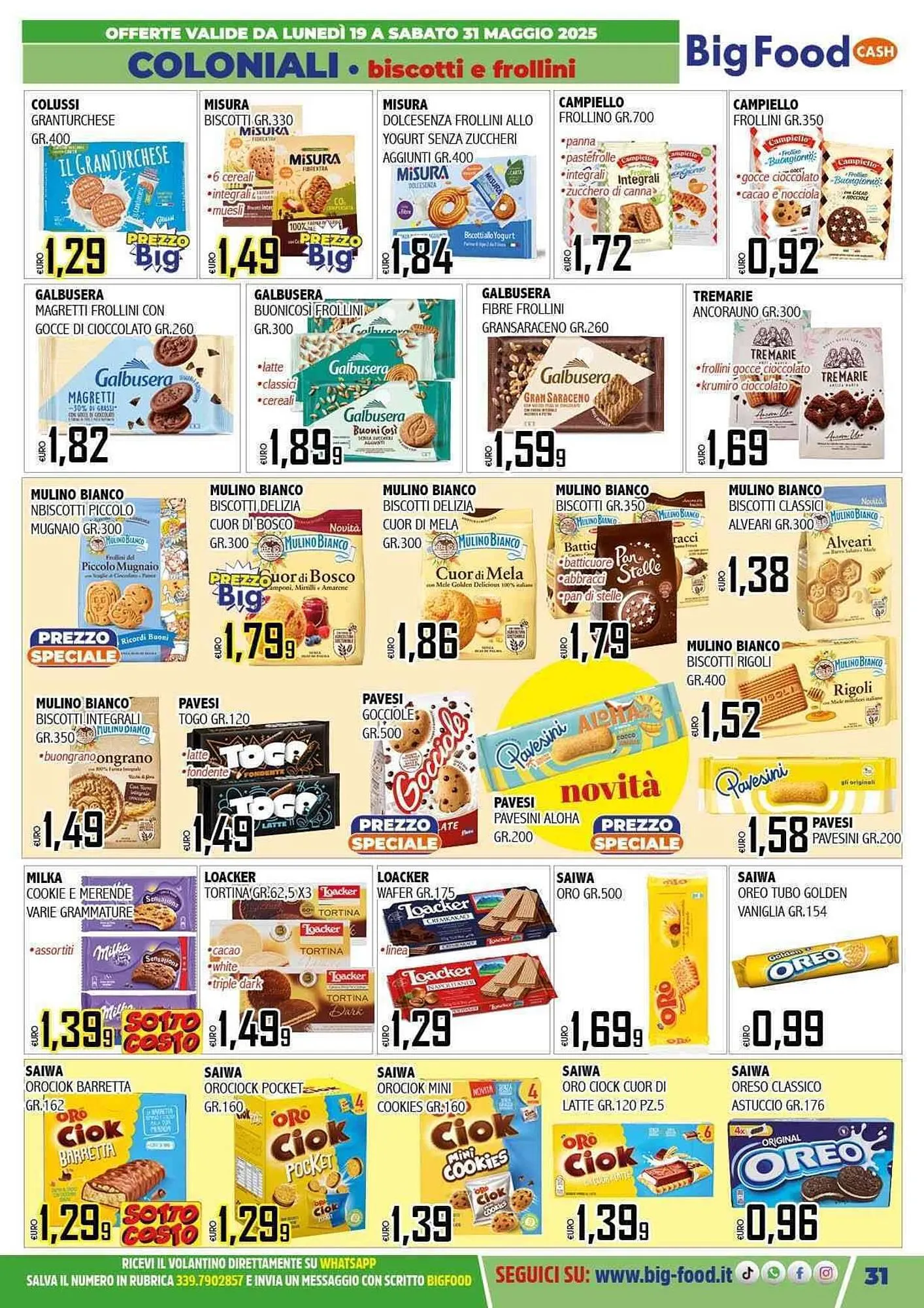 Volantino Big Food da 19 maggio a 31 maggio di 2025 - Pagina del volantino 31