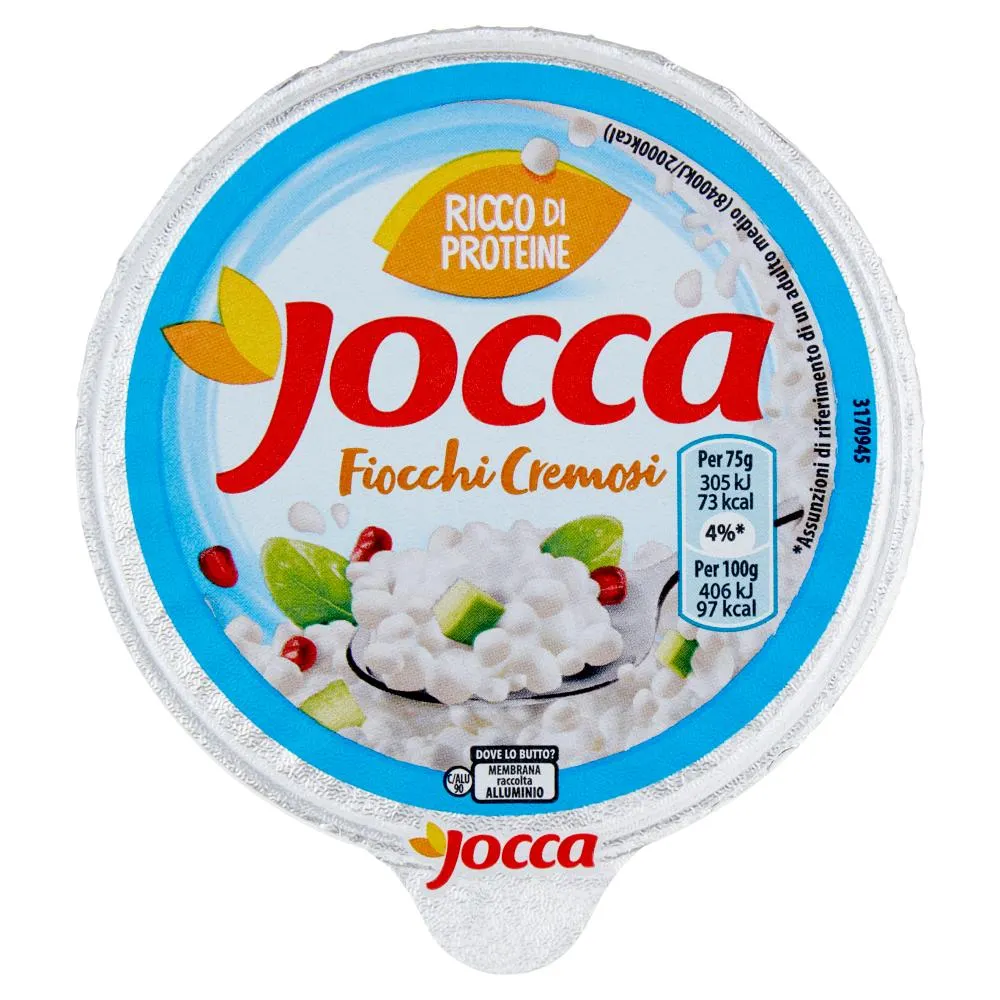 Jocca fiocchi di latte a base di formaggio fresco magro - 175 g