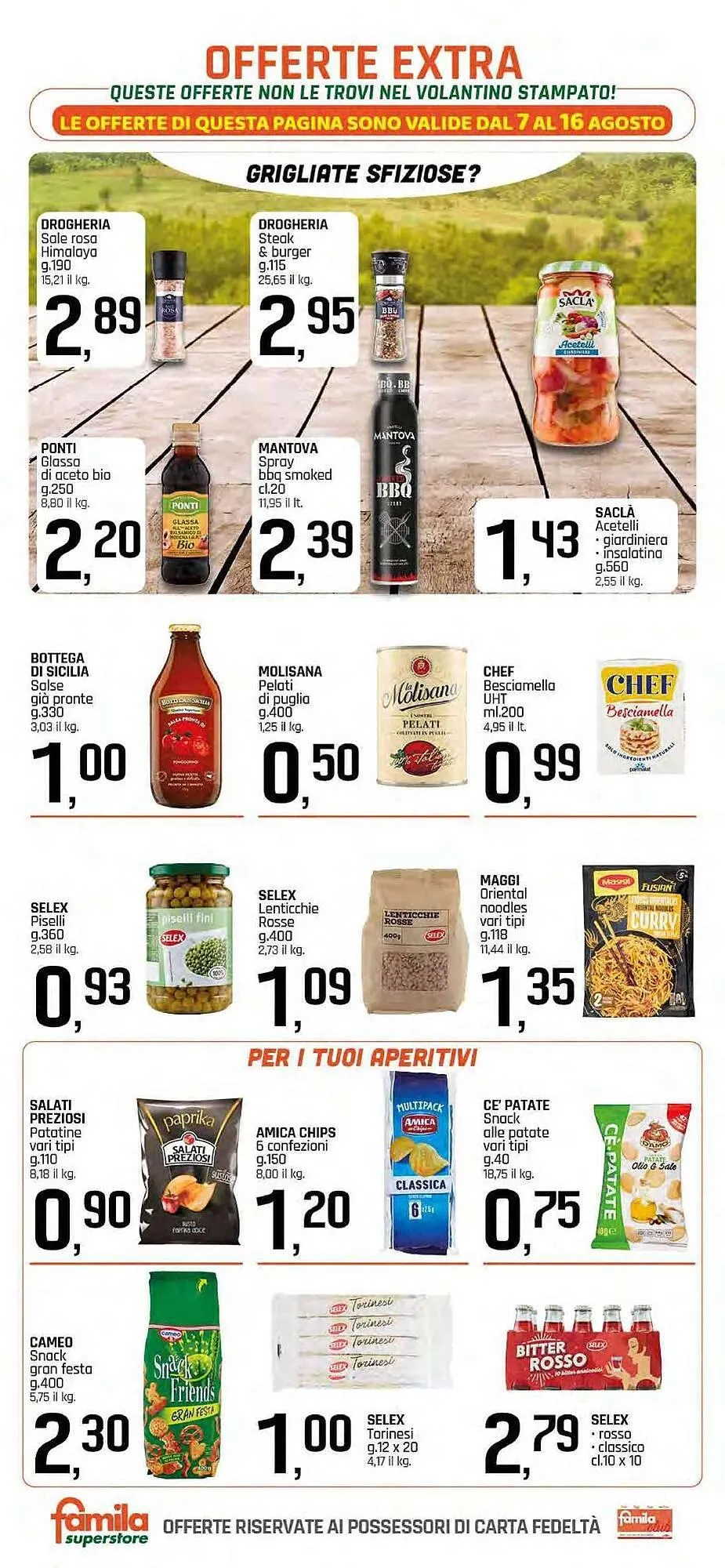 Volantino Famila Superstore da 7 agosto a 16 agosto di 2025 - Pagina del volantino 22