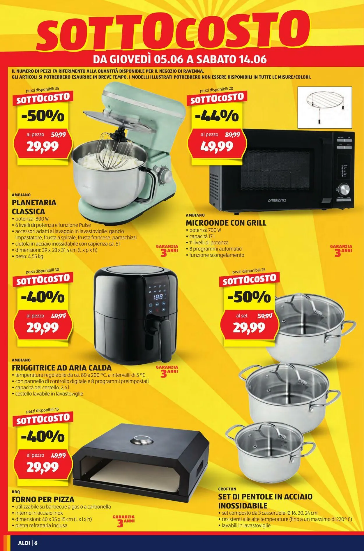 Aldi Volantino attuale da 22 giugno a 6 luglio di 2025 - Pagina del volantino 6