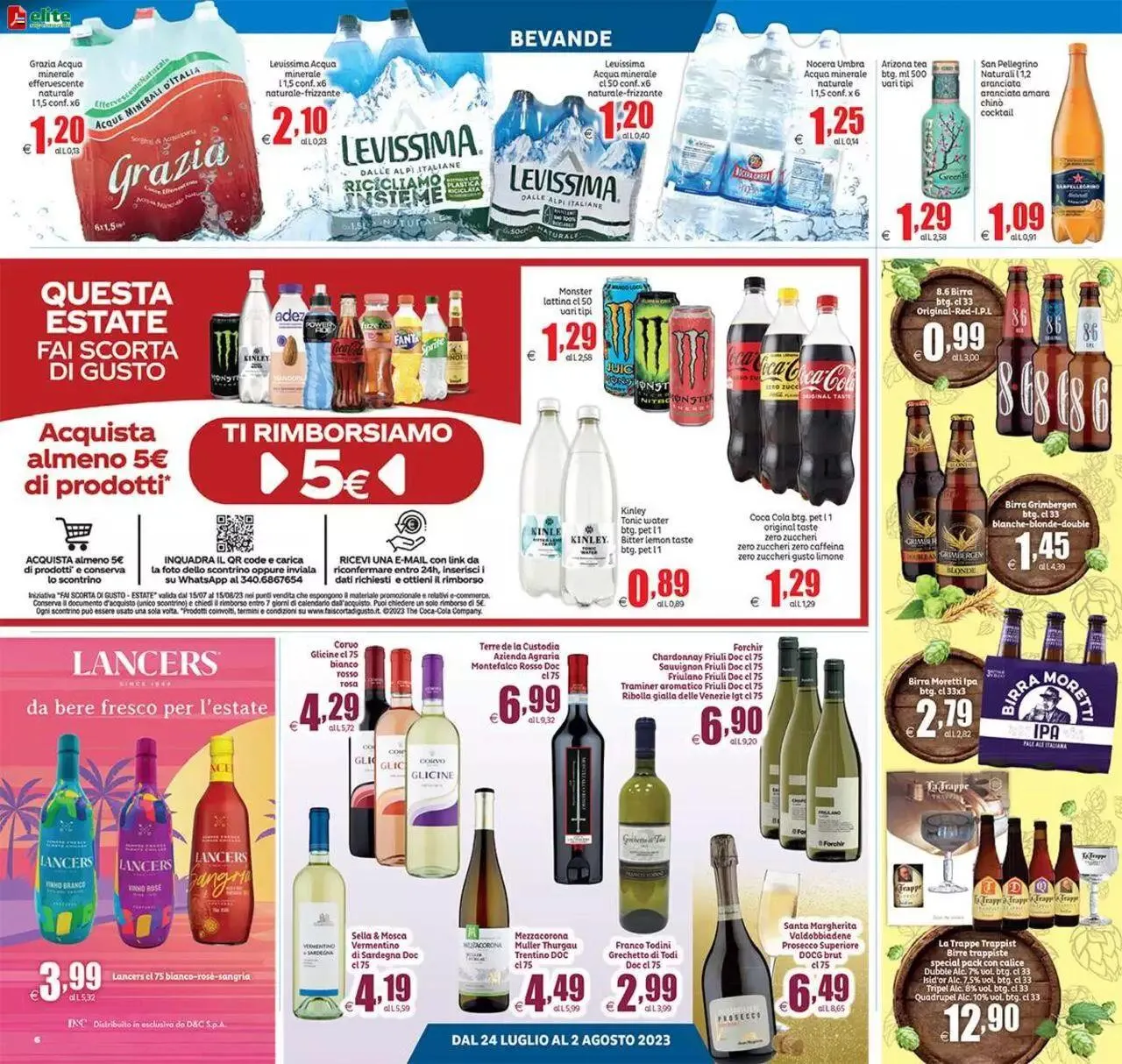 Volantino Elite Supermercati da 24 luglio a 2 agosto di 2023 - Pagina del volantino 6