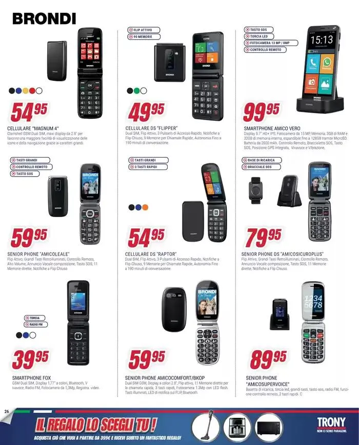 Il regalo lo scegli tu da Trony! da 12 aprile a 7 maggio di 2025 - Pagina del volantino 26
