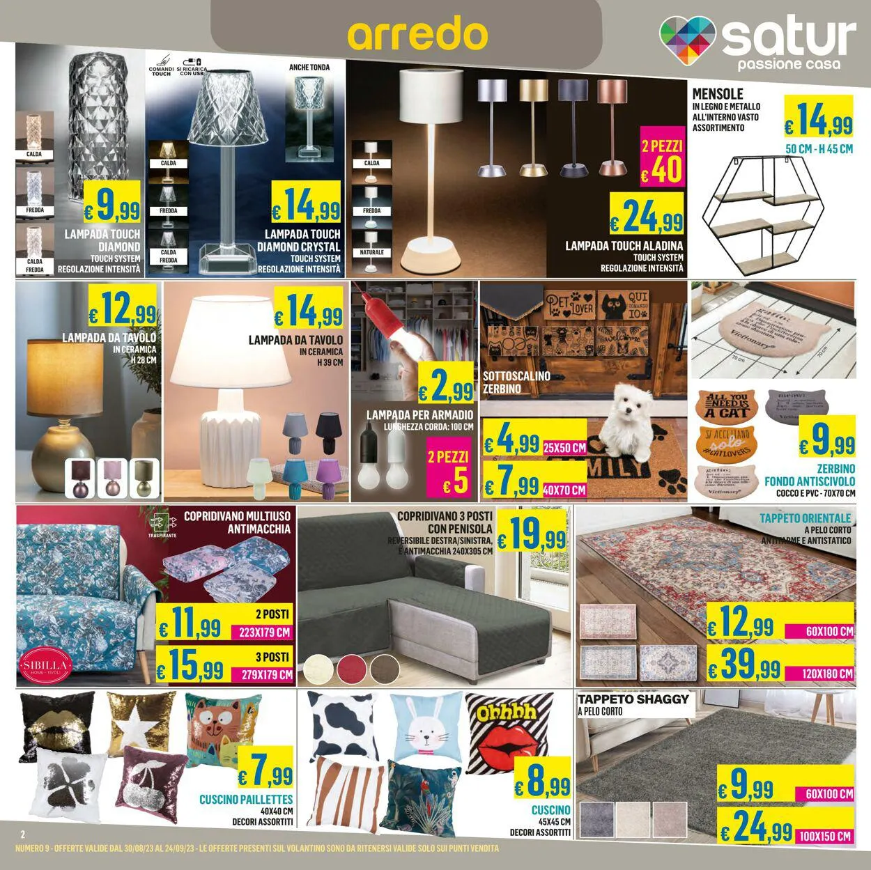 Satur da 30 agosto a 24 settembre di 2023 - Pagina del volantino 2