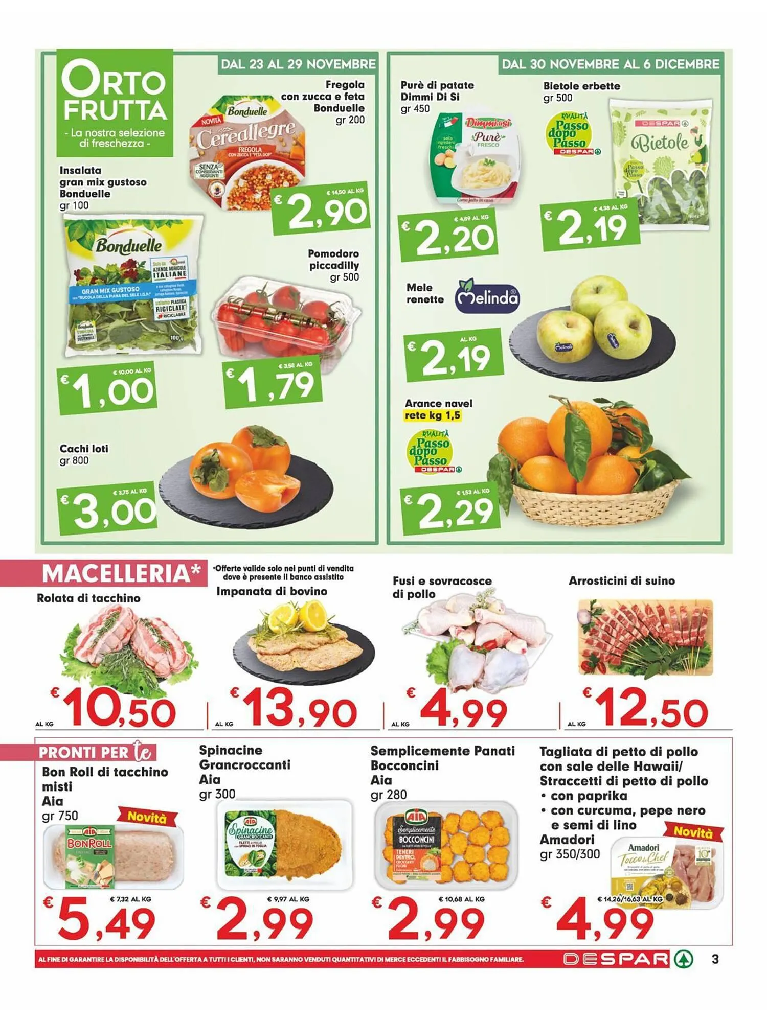 Volantino Despar da 23 novembre a 6 dicembre di 2023 - Pagina del volantino 3