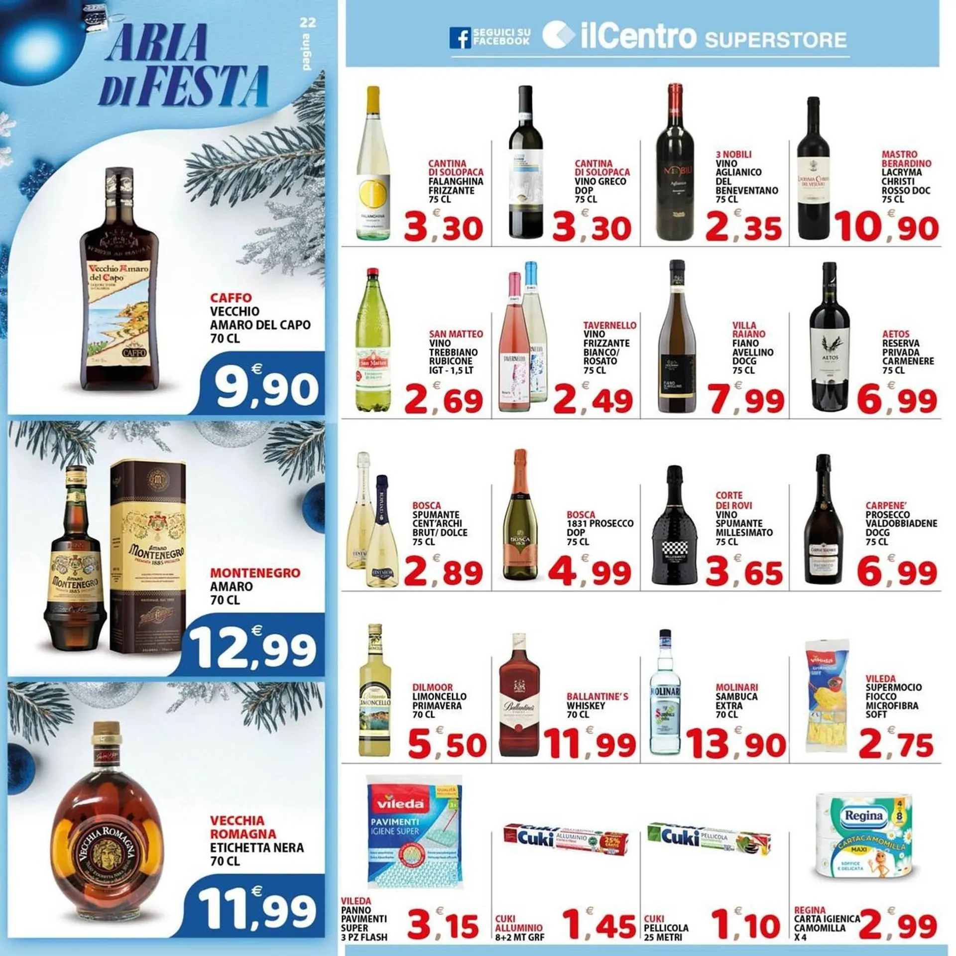 Volantino Il Centro Superstore da 2 dicembre a 9 dicembre di 2025 - Pagina del volantino 22