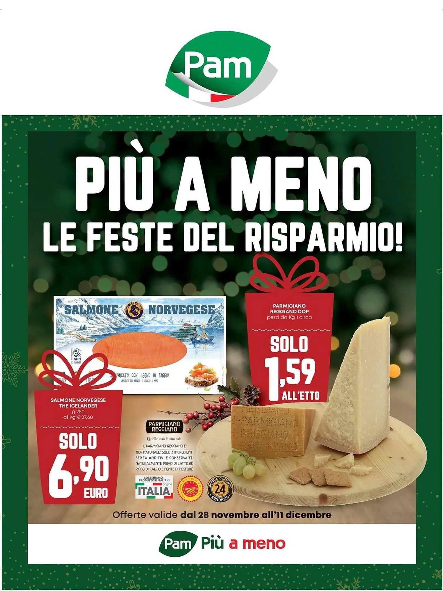 Volantino Pam da 28 novembre a 11 dicembre di 2024 - Pagina del volantino 1