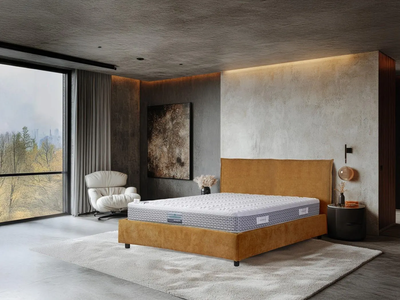 Letto Trilogy - Testata Liscia