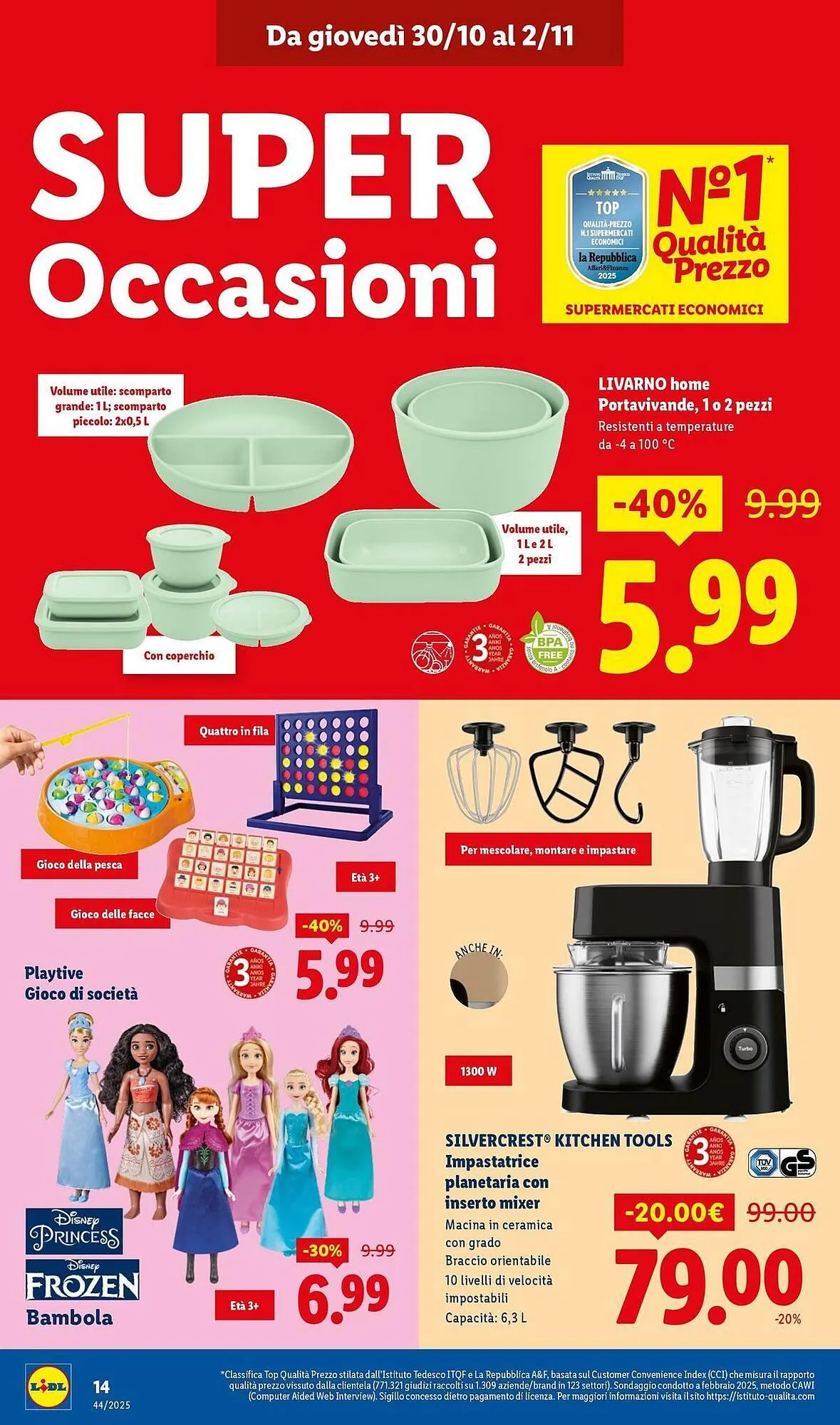 Volantino Lidl da 30 ottobre a 2 novembre di 2025 - Pagina del volantino 14