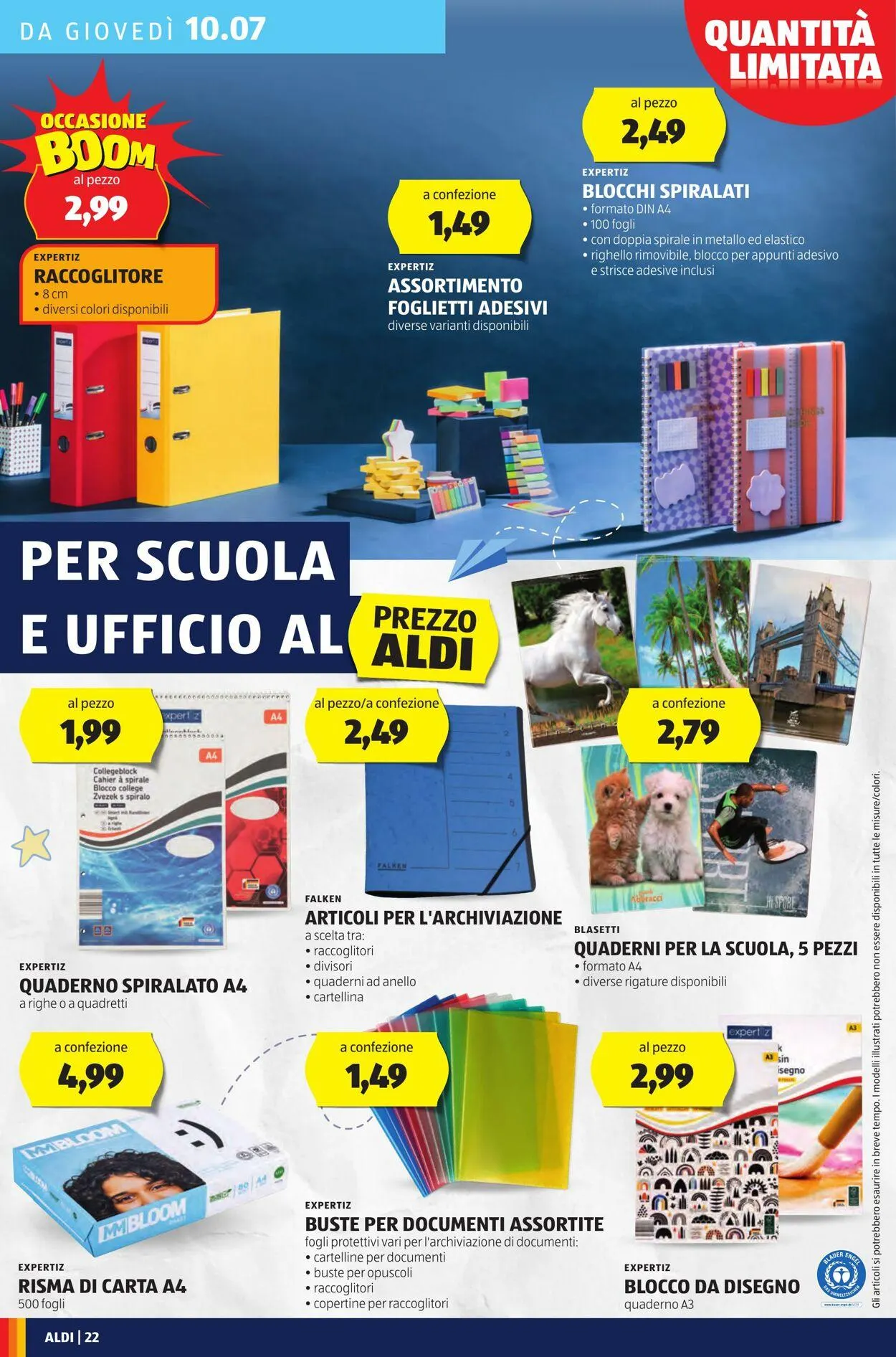Aldi Volantino attuale da 7 luglio a 13 luglio di 2025 - Pagina del volantino 22