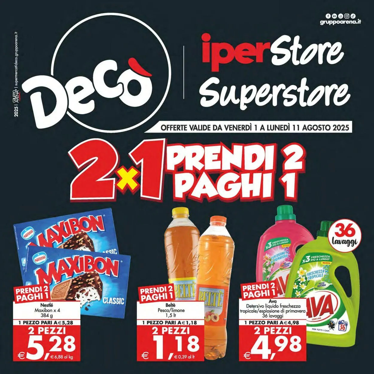 Deco Volantino attuale da 1 agosto a 11 agosto di 2025 - Pagina del volantino 1