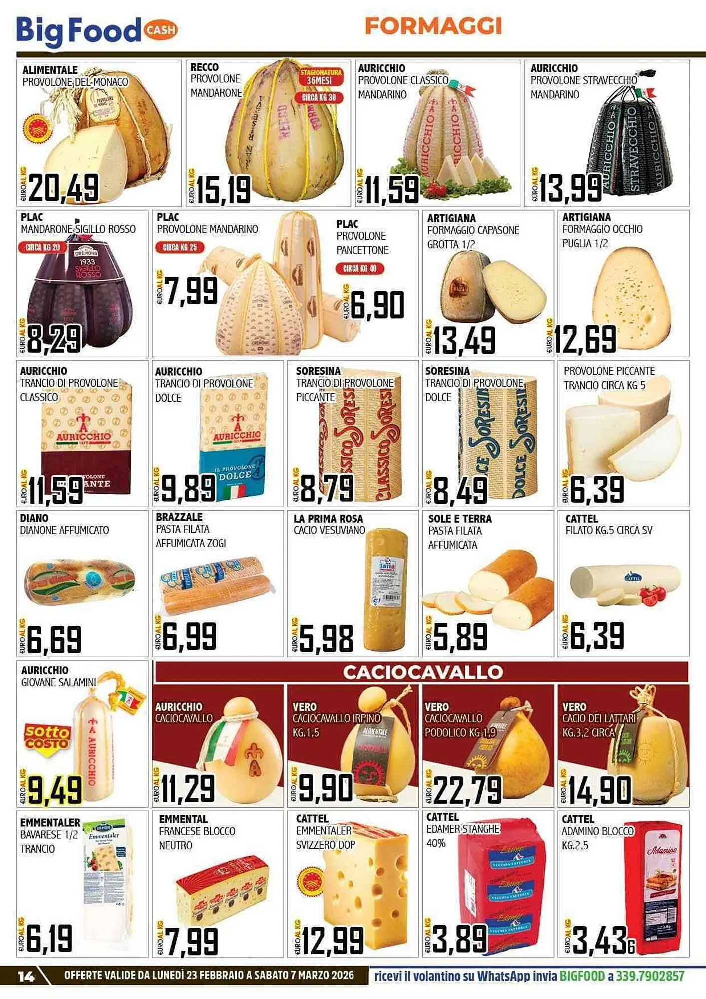 Volantino Big Food da 23 febbraio a 7 marzo di 2026 - Pagina del volantino 14