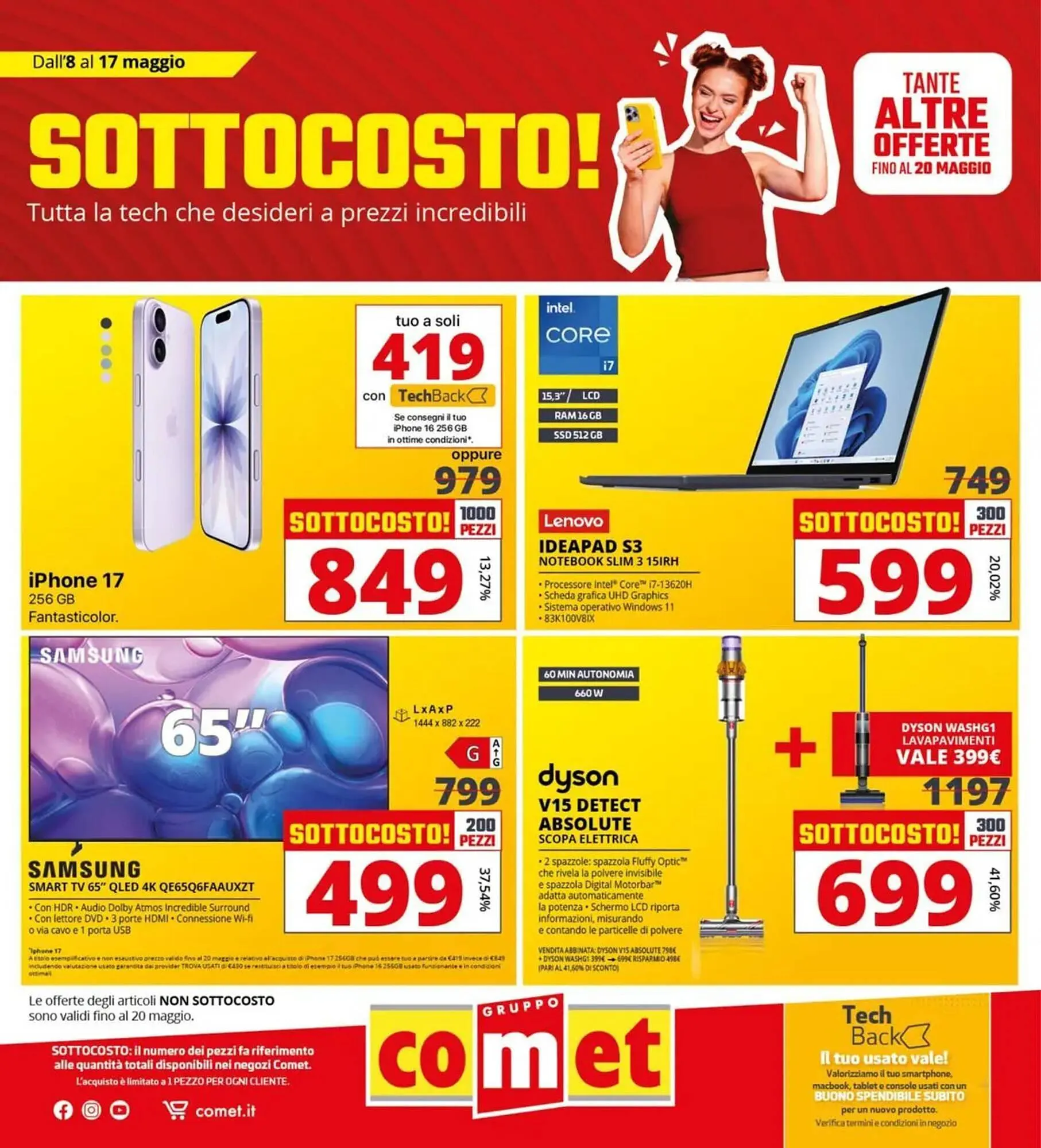 Volantino Comet da 8 maggio a 17 maggio di 2026 - Pagina del volantino 1