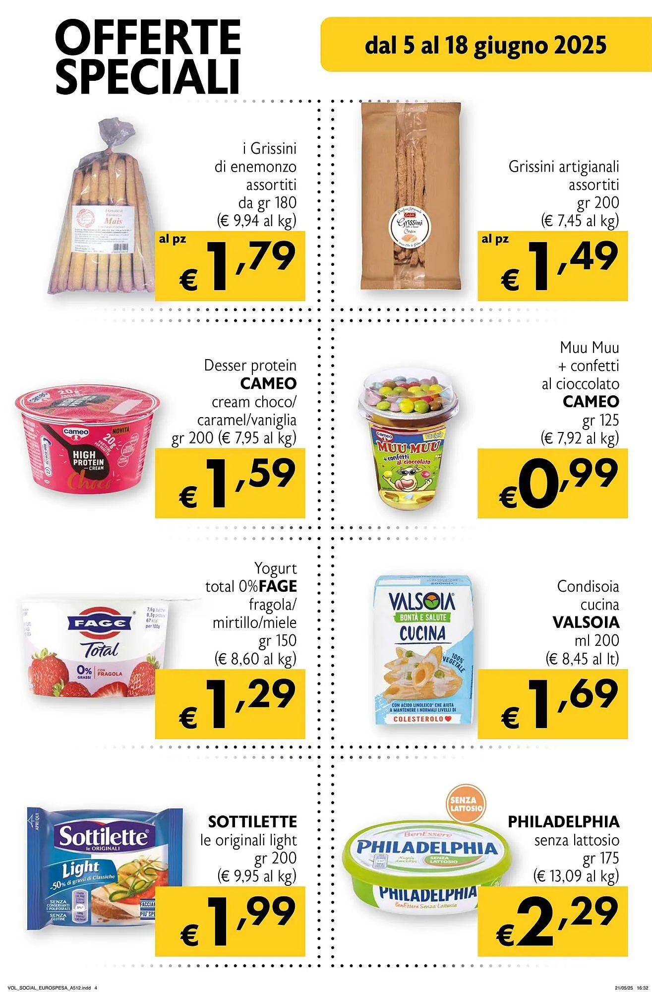 Volantino Eurospesa da 5 giugno a 18 giugno di 2025 - Pagina del volantino 4