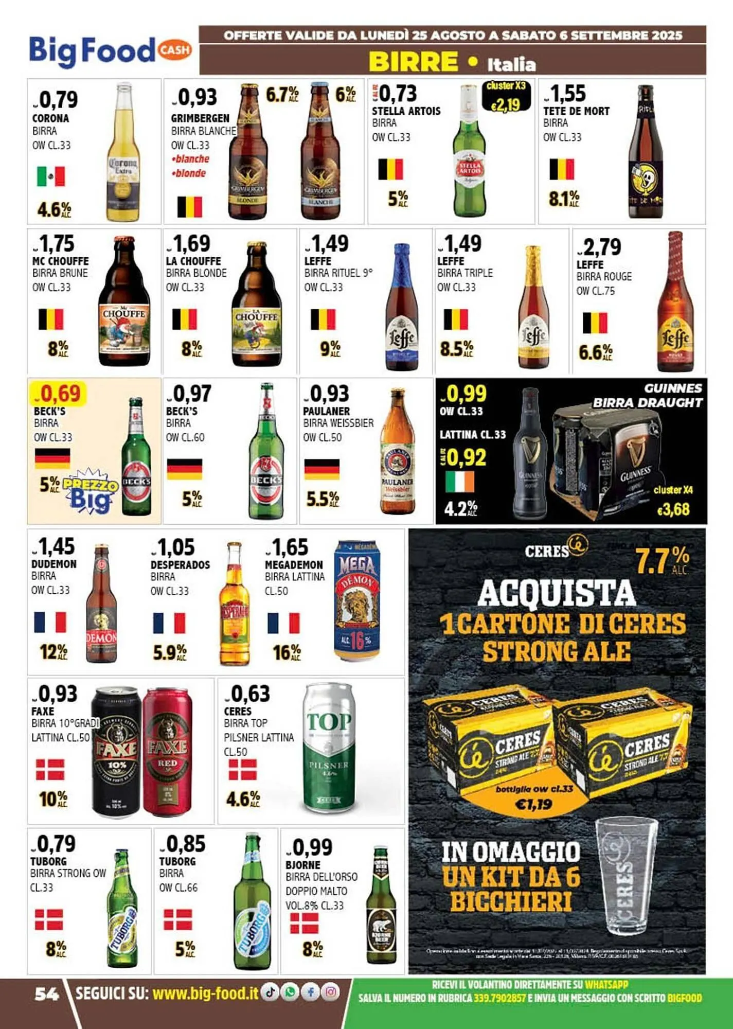 Volantino Big Food da 25 agosto a 6 settembre di 2025 - Pagina del volantino 54