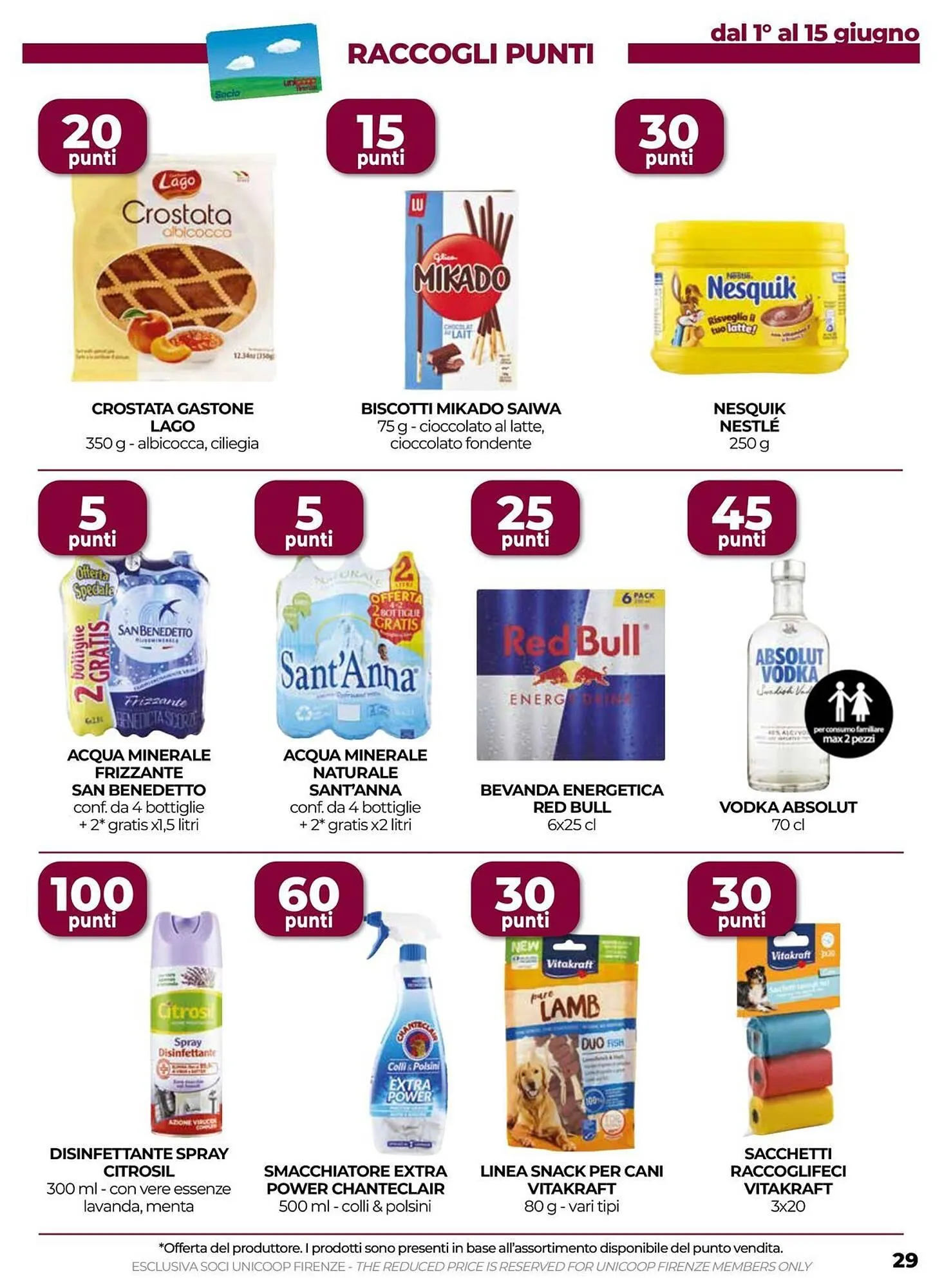 Volantino Unicoop da 5 giugno a 18 giugno di 2025 - Pagina del volantino 29