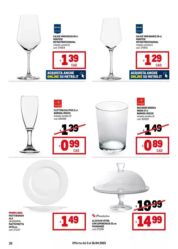Offerte per te -Area 4 da 7 aprile a 16 aprile di 2025 - Pagina del volantino 36
