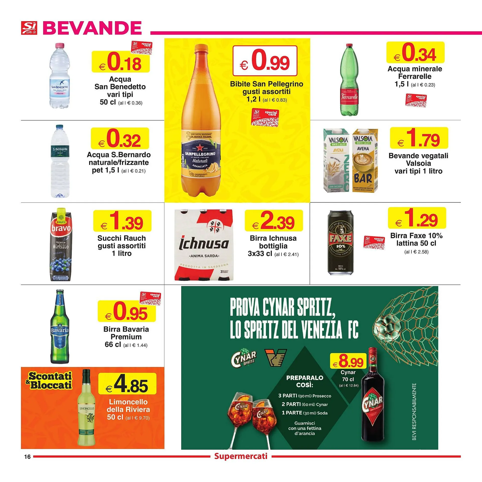 Volantino Sì con te da 31 luglio a 12 agosto di 2025 - Pagina del volantino 16