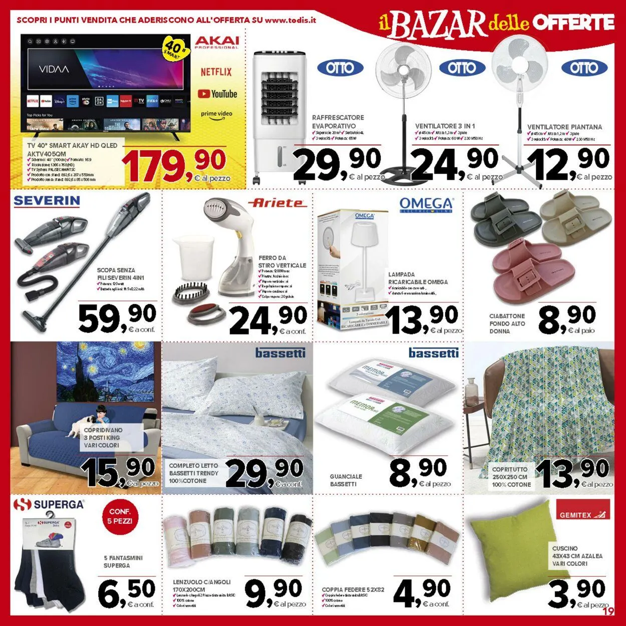 Todis Volantino attuale da 23 luglio a 6 agosto di 2025 - Pagina del volantino 19