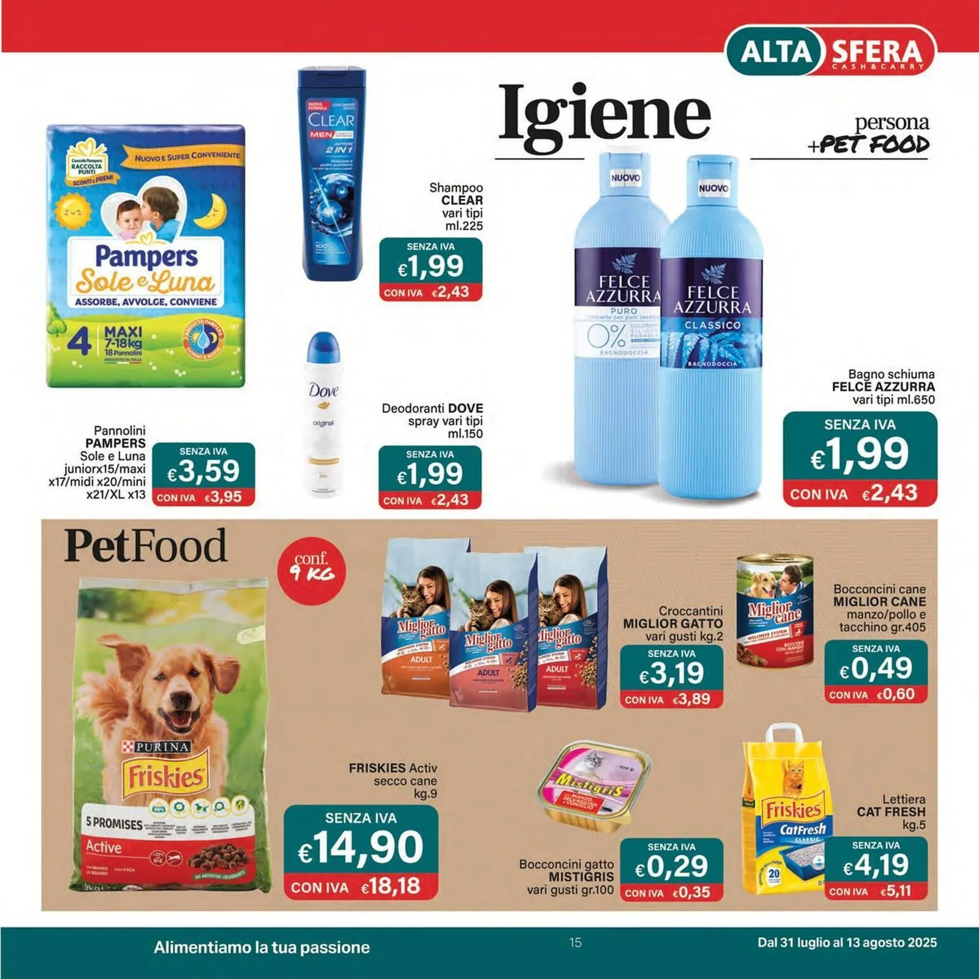 Volantino Altasfera da 31 luglio a 13 agosto di 2025 - Pagina del volantino 15