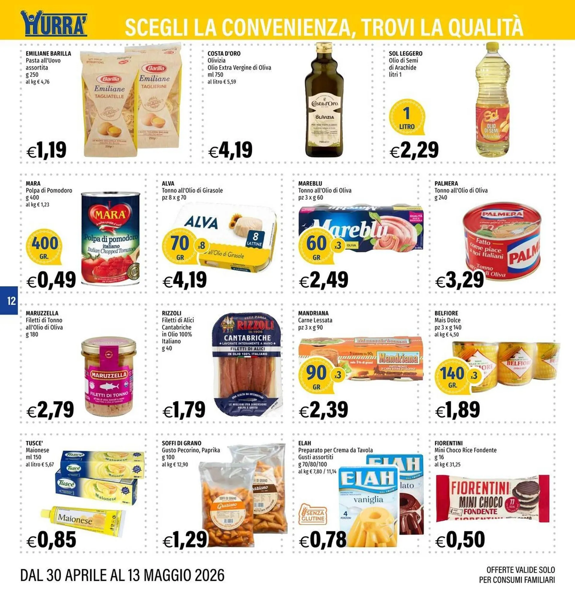 Volantino Hurrà da 30 aprile a 13 maggio di 2026 - Pagina del volantino 12