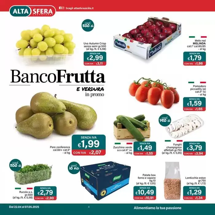 Ristorazione Promo da 22 aprile a 7 maggio di 2025 - Pagina del volantino 4