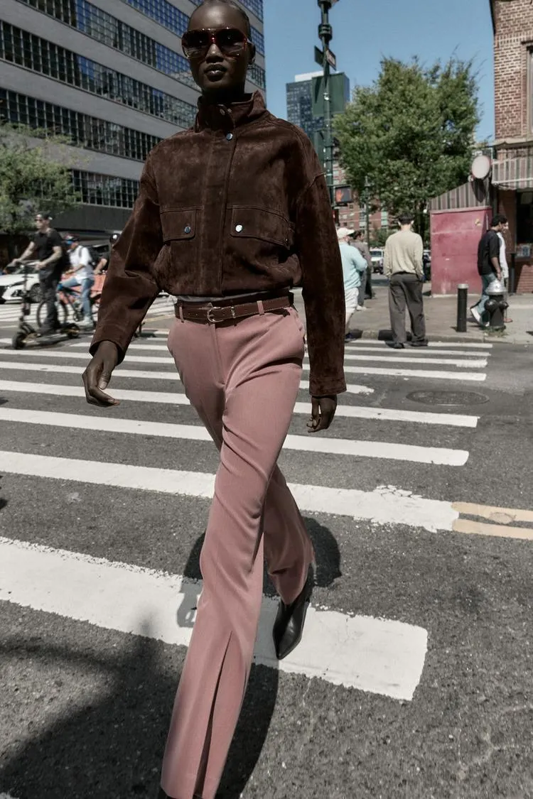 PANTALONI DRITTI CON CINTURA