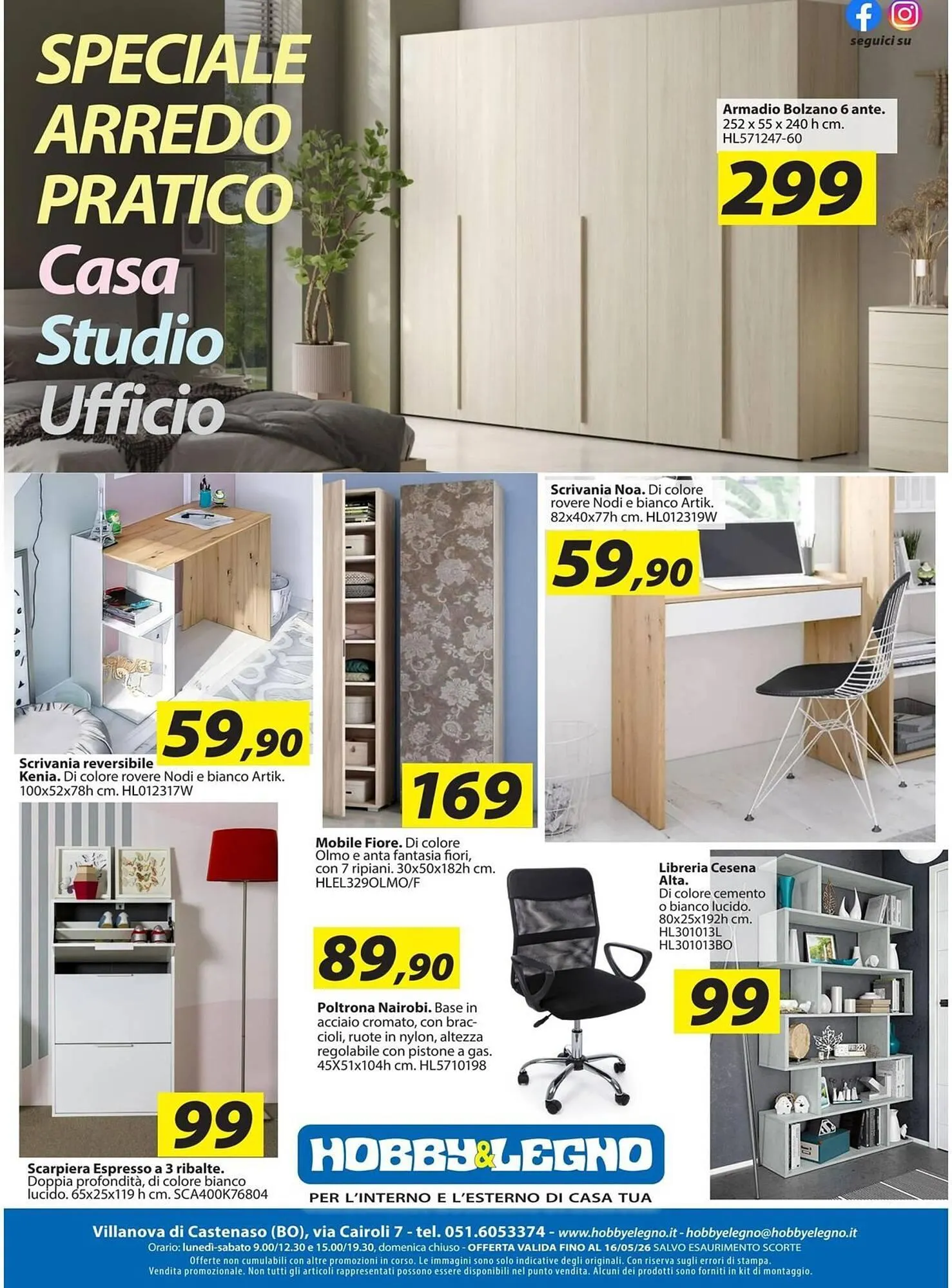 Volantino Hobby e Legno da 23 aprile a 16 maggio di 2026 - Pagina del volantino 1
