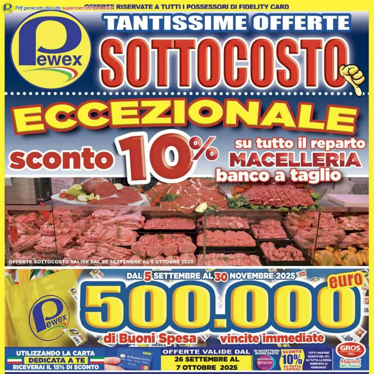 Pewex Volantino attuale da 26 settembre a 7 ottobre di 2025 - Pagina del volantino 1