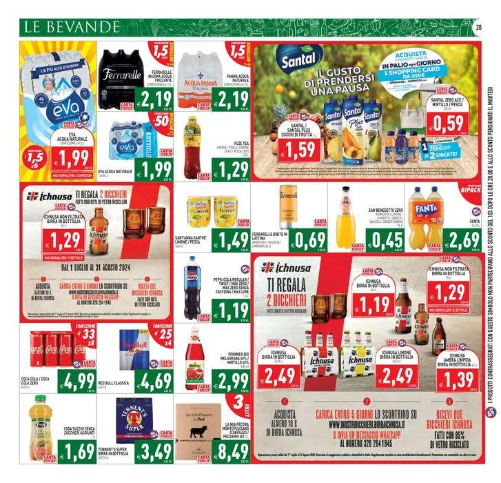 Volantino Pim Supermercati da 31 luglio a 8 agosto di 2024 - Pagina del volantino 20
