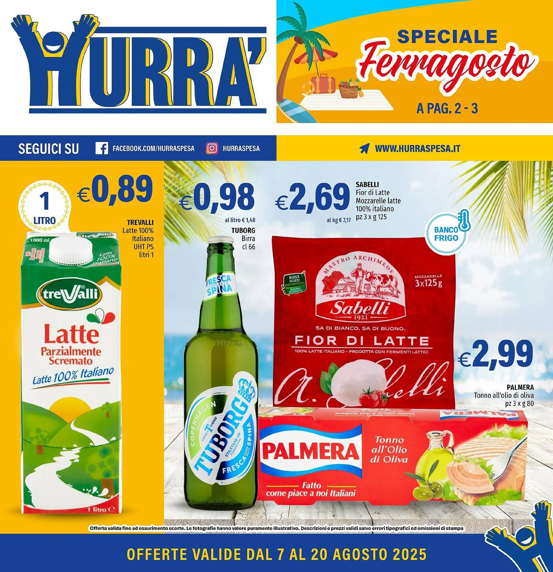 Volantino Hurrà da 7 agosto a 20 agosto di 2025 - Pagina del volantino 1