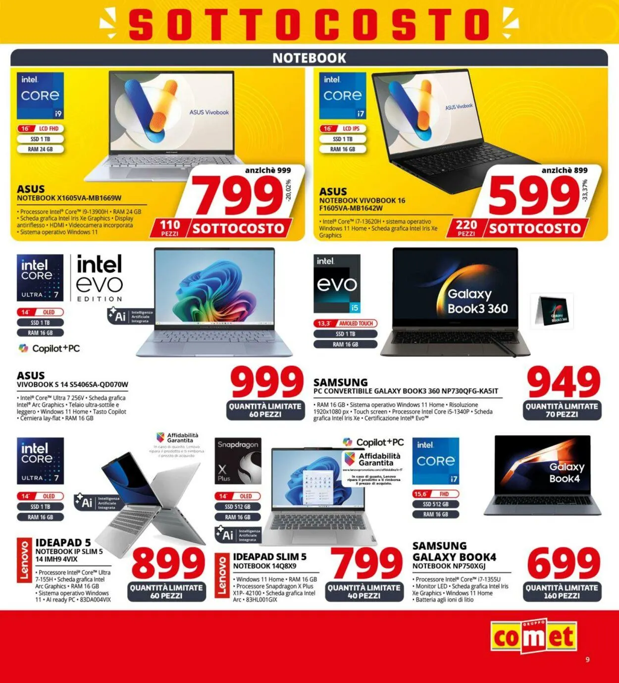 Comet Volantino attuale da 4 luglio a 13 luglio di 2025 - Pagina del volantino 9