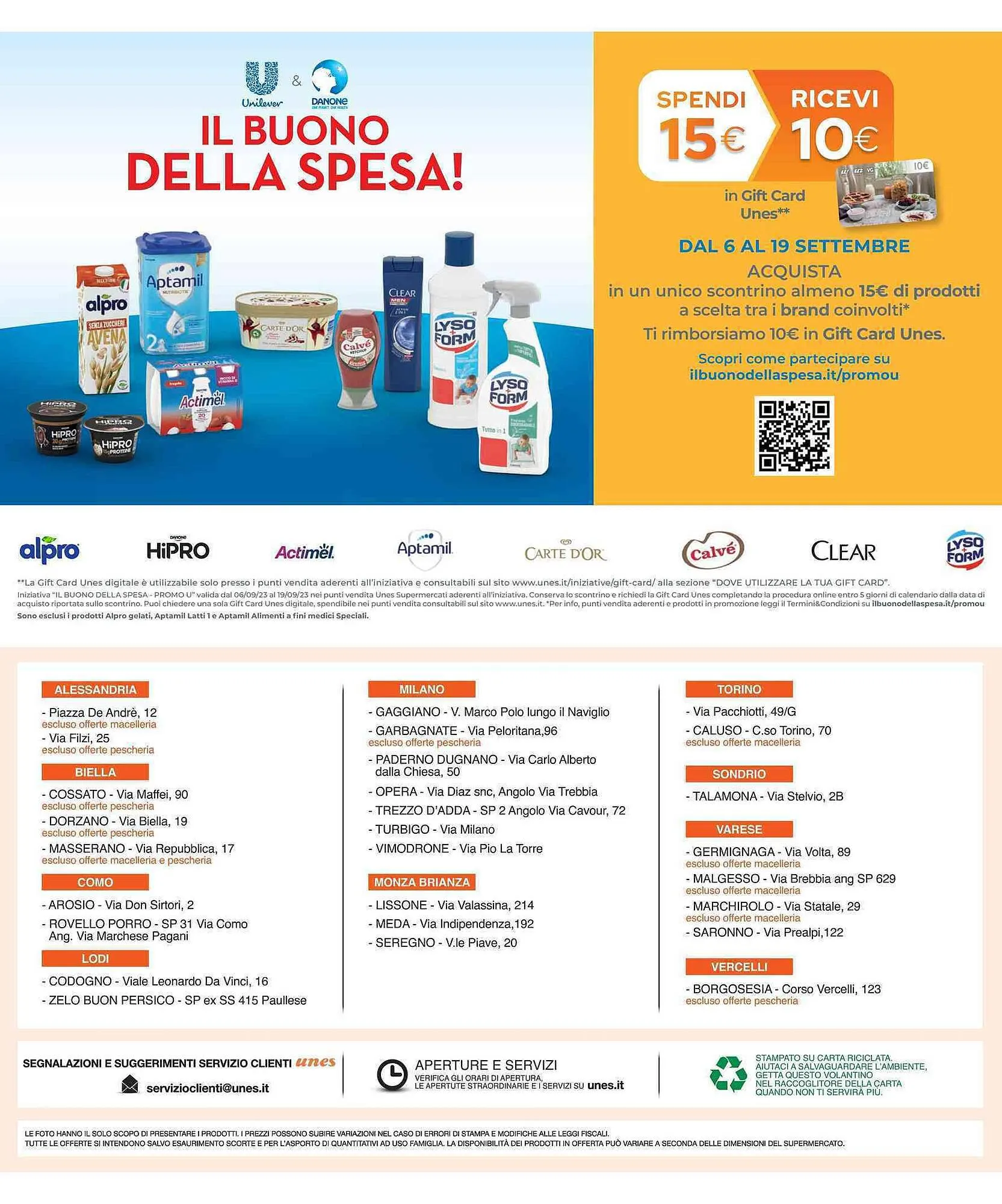 Volantino Unes da 20 settembre a 3 ottobre di 2023 - Pagina del volantino 16