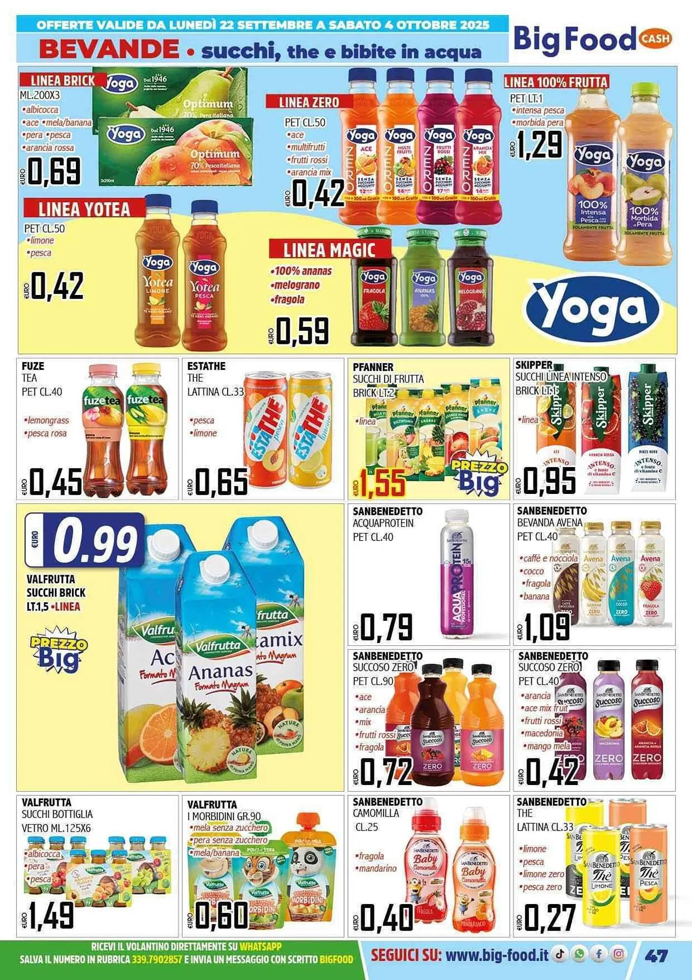 Volantino Big Food da 22 settembre a 4 ottobre di 2025 - Pagina del volantino 47