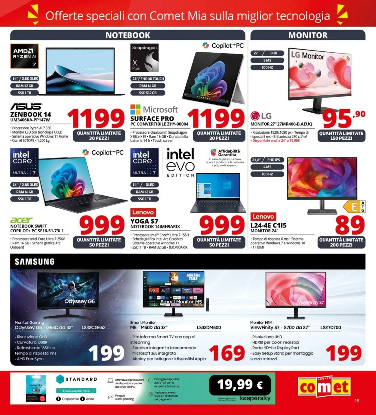 Comet Volantino attuale da 9 ottobre a 22 ottobre di 2025 - Pagina del volantino 15