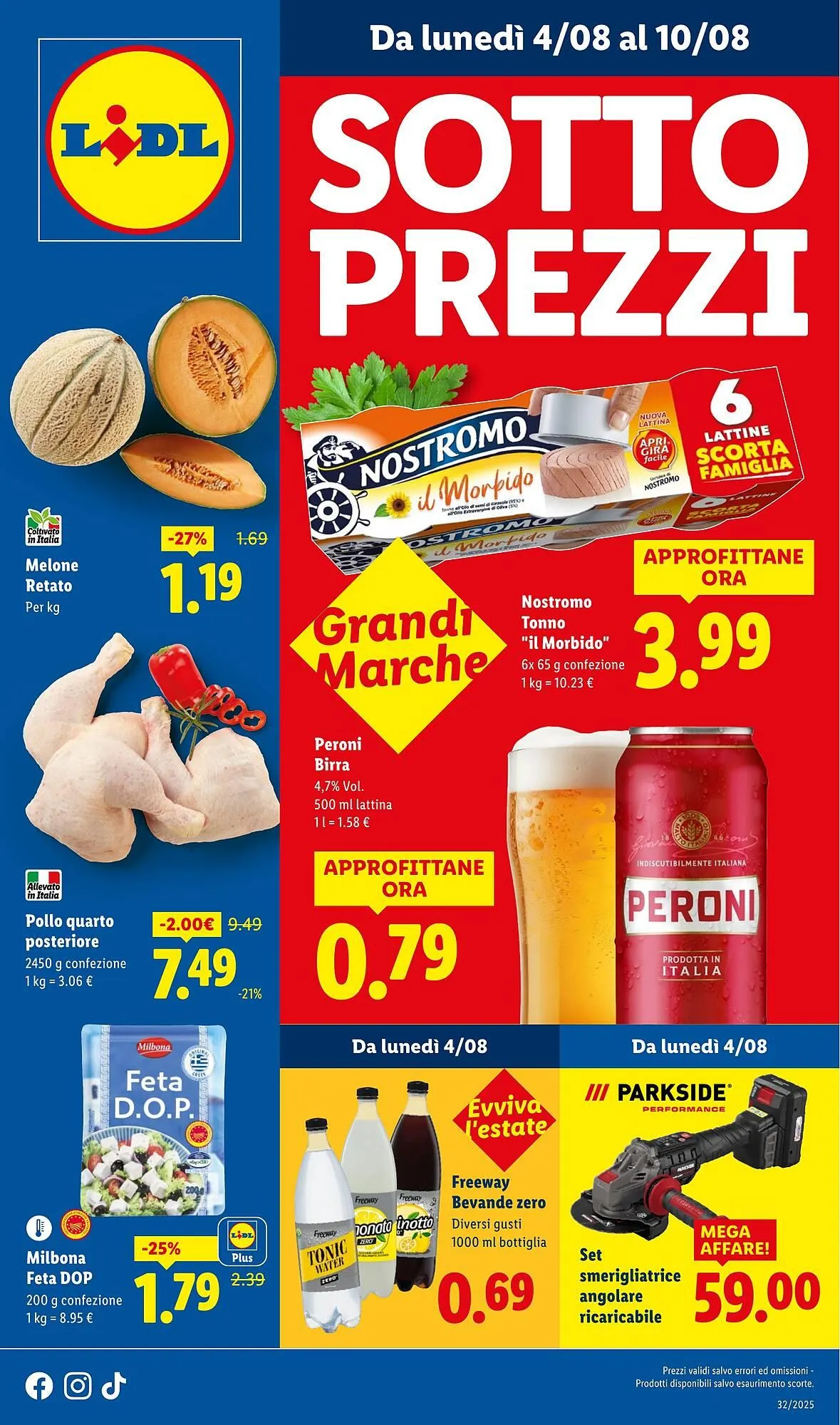 Volantino Lidl da 4 agosto a 10 agosto di 2025 - Pagina del volantino 1