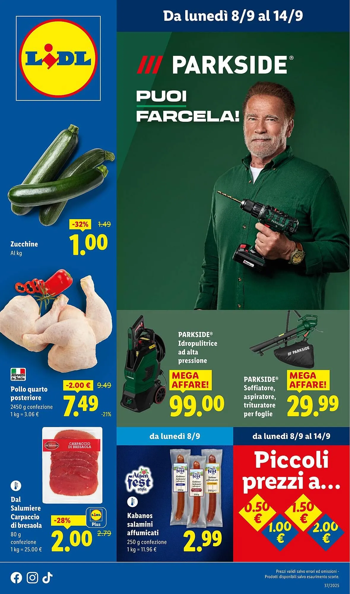 Volantino Lidl da 8 settembre a 14 settembre di 2025 - Pagina del volantino 1