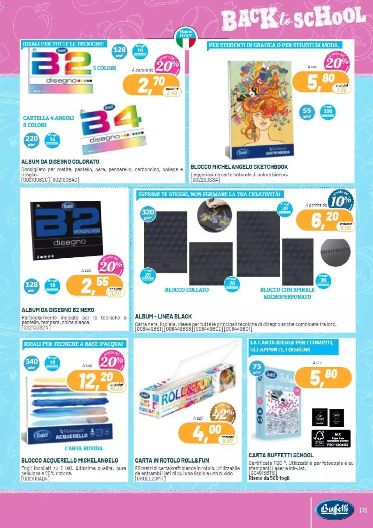 Volantino Buffetti da 1 luglio a 30 settembre di 2023 - Pagina del volantino 3