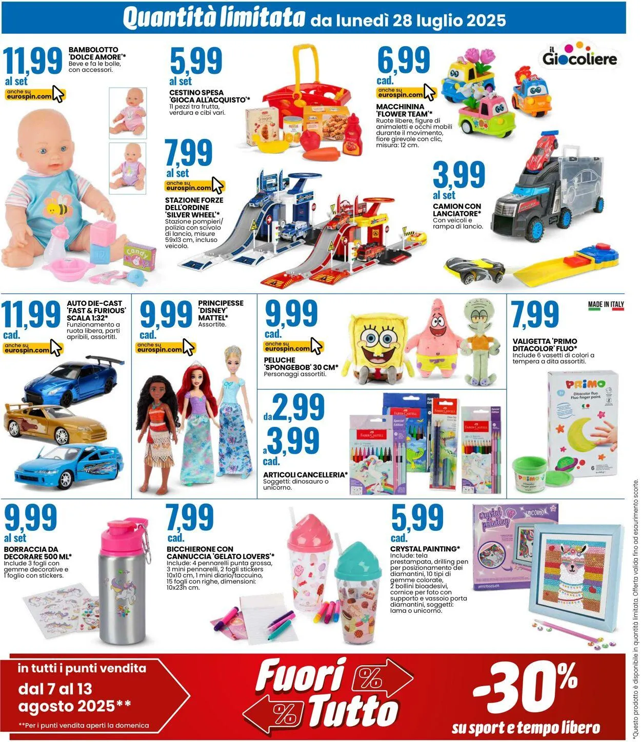 EURO Spin Volantino attuale da 28 luglio a 10 agosto di 2025 - Pagina del volantino 16