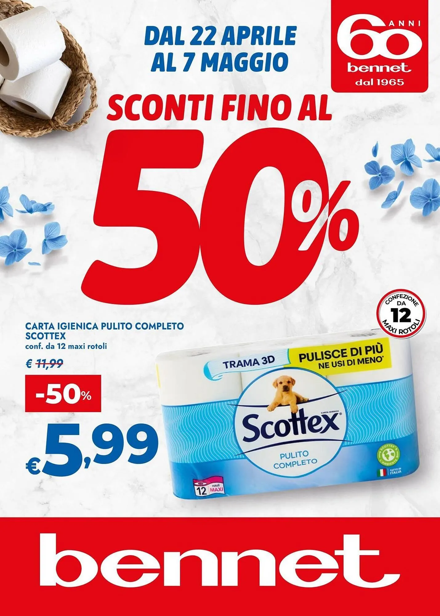 Volantino Bennet da 22 aprile a 7 maggio di 2025 - Pagina del volantino 1