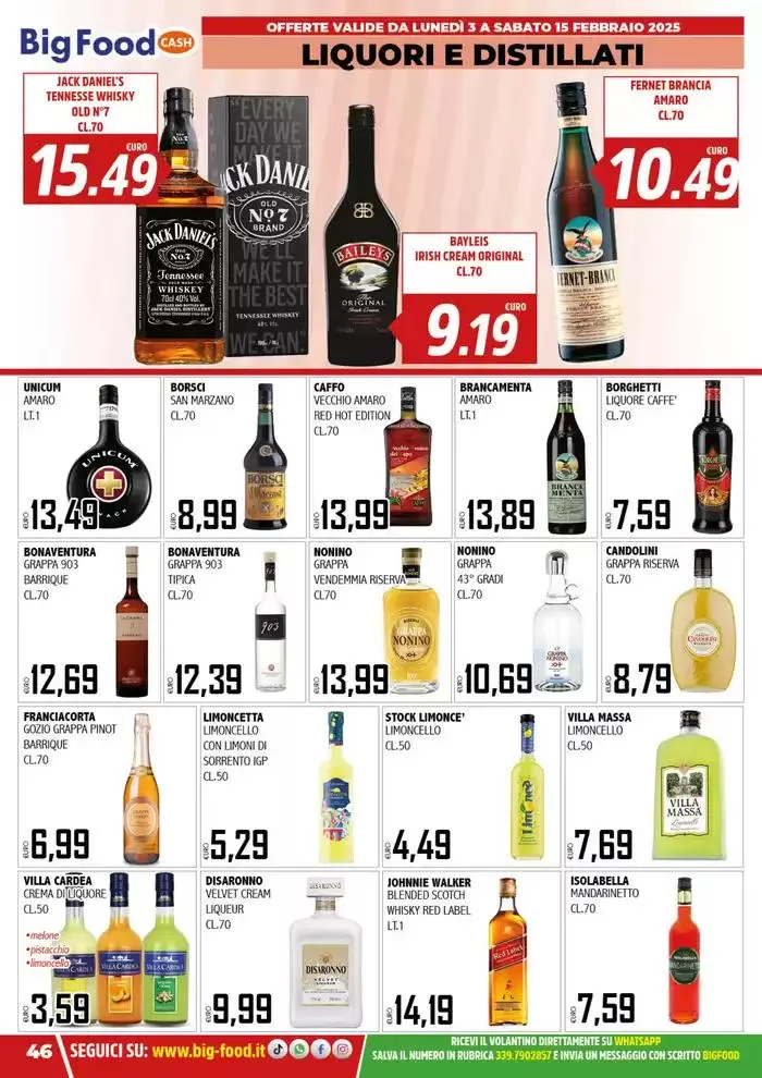 Carnevale innamorati della convenienza da 3 febbraio a 15 febbraio di 2025 - Pagina del volantino 46