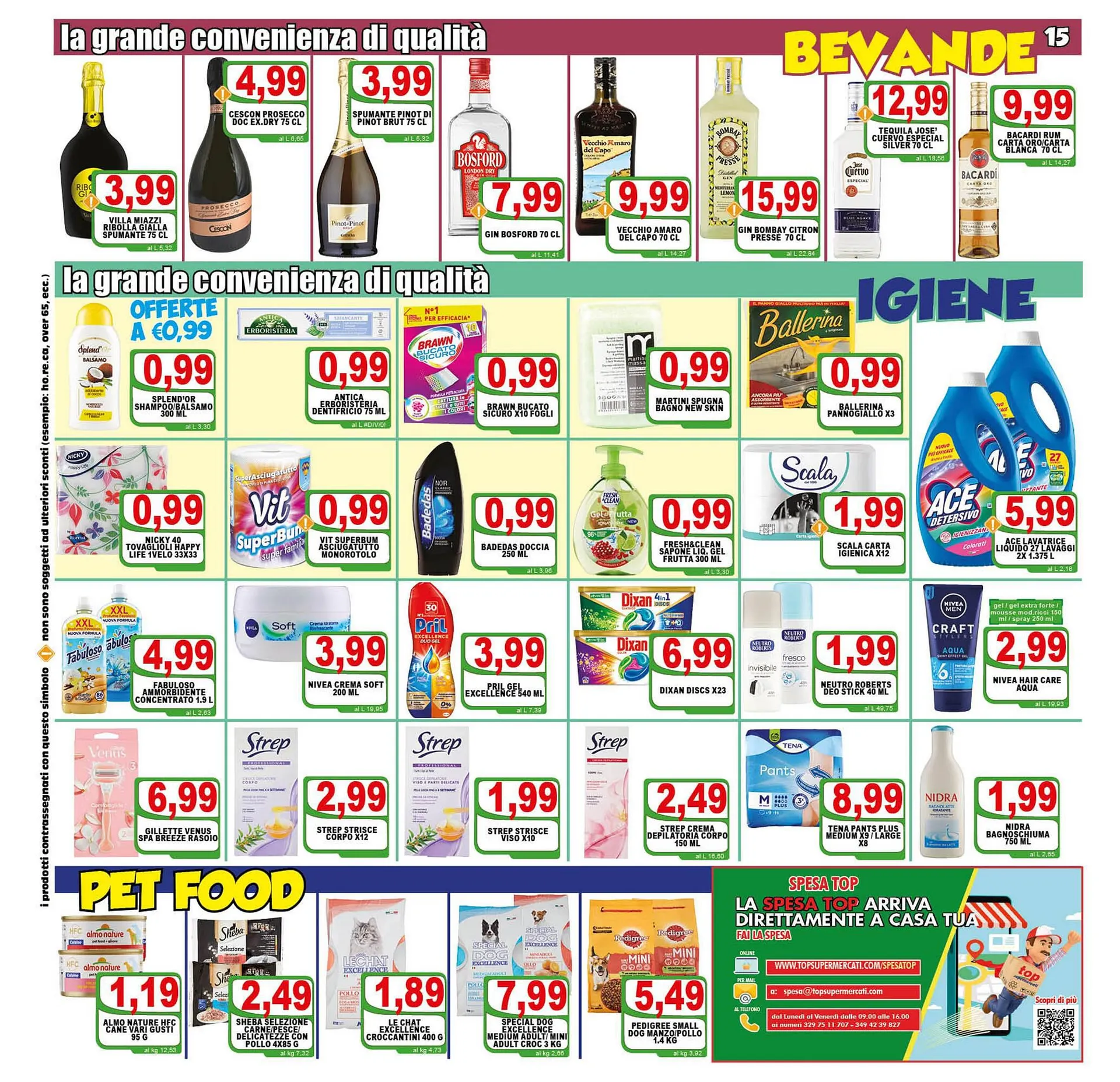 Volantino Top Supermercati da 2 agosto a 10 agosto di 2023 - Pagina del volantino 15